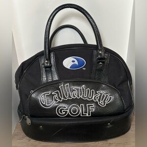 CALLAWAY Embroidered Golf Zip Bottom Accessory Shoe Carrier Overnight Travel Bag